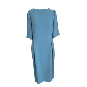 Rachel Roy‎  Blue  Aline Size 14 Carreer Short Sleeve luxury career